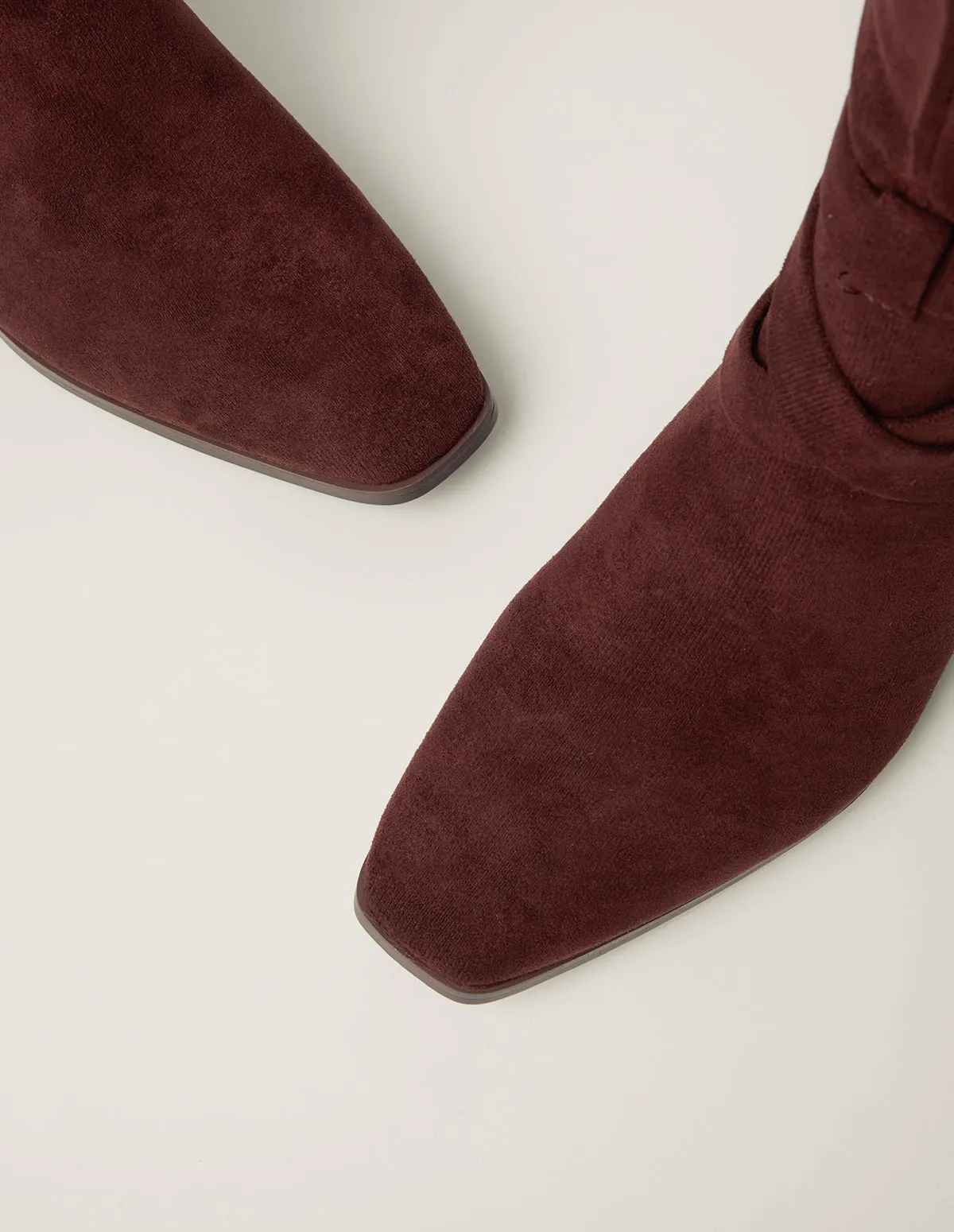 Buckle Detail Suedette Knee High Boot sold by Blue Vanilla product image thumbnail 4