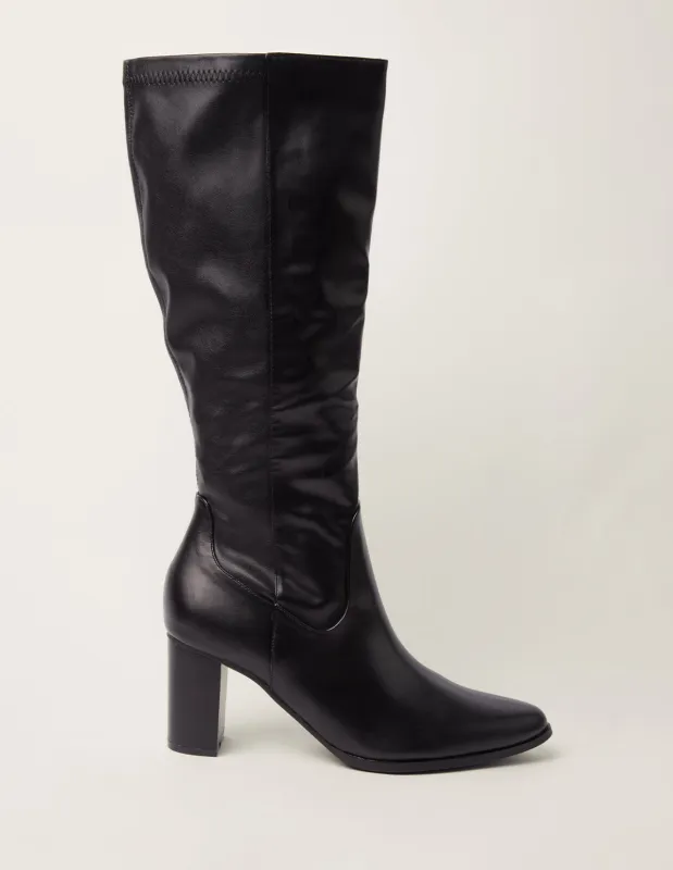 Elastic Back Stretch Knee High Boots sold by Blue Vanilla