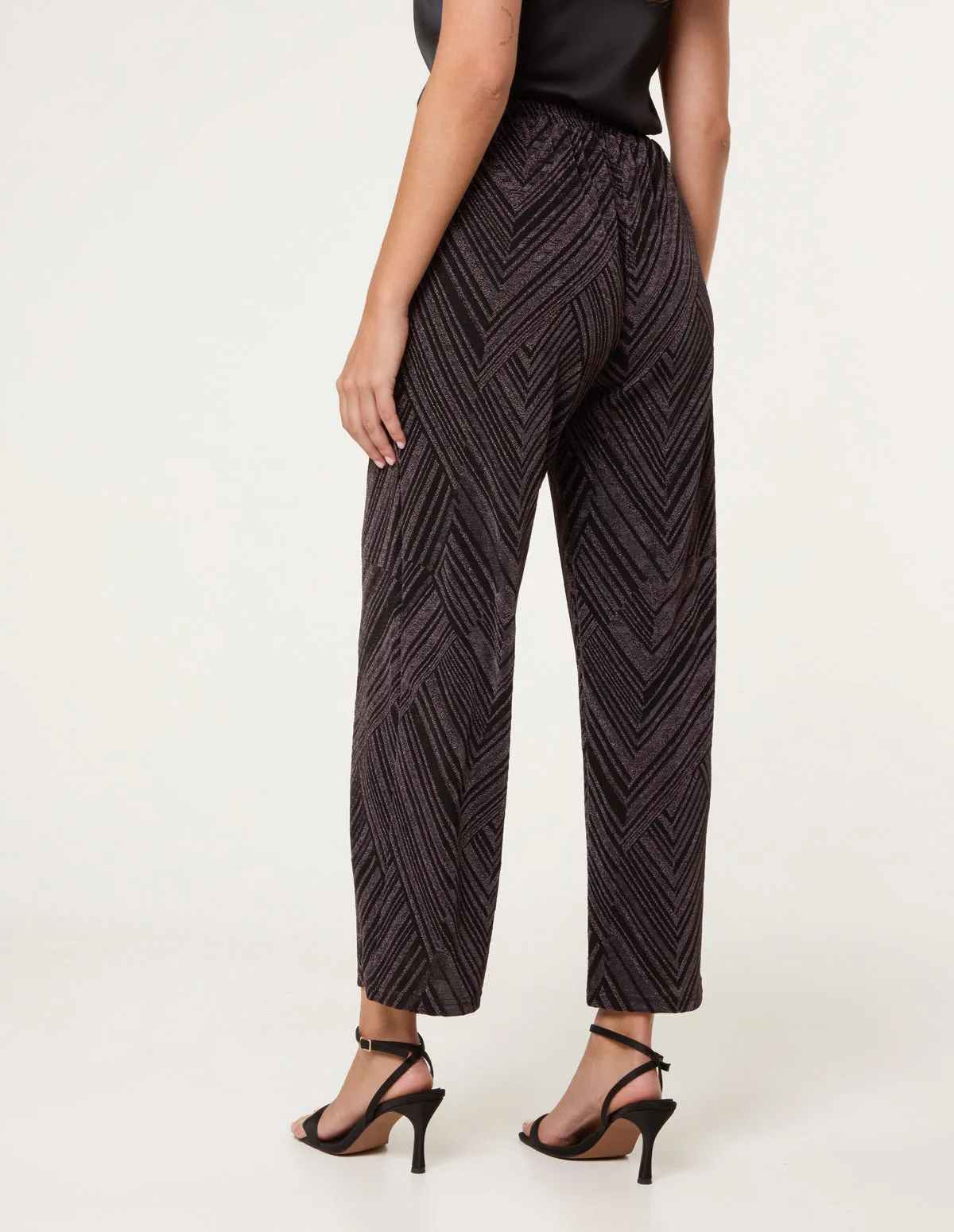 Draw Cord Lurex Trousers sold by Blue Vanilla product image thumbnail 4
