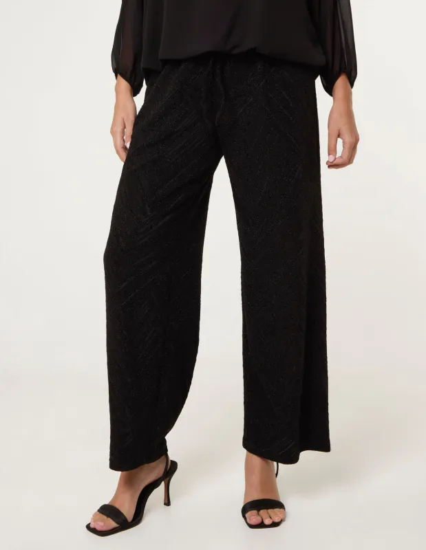 Draw Cord Lurex Trousers sold by Blue Vanilla