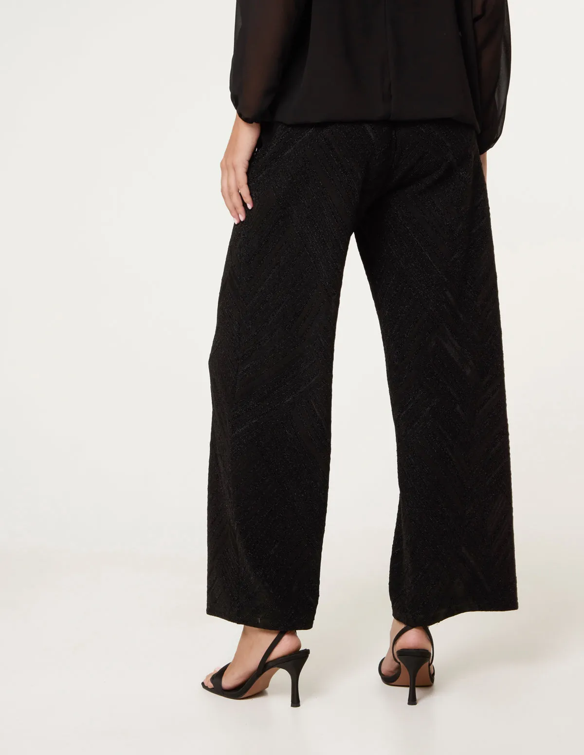 Draw Cord Lurex Trousers sold by Blue Vanilla product image thumbnail 4