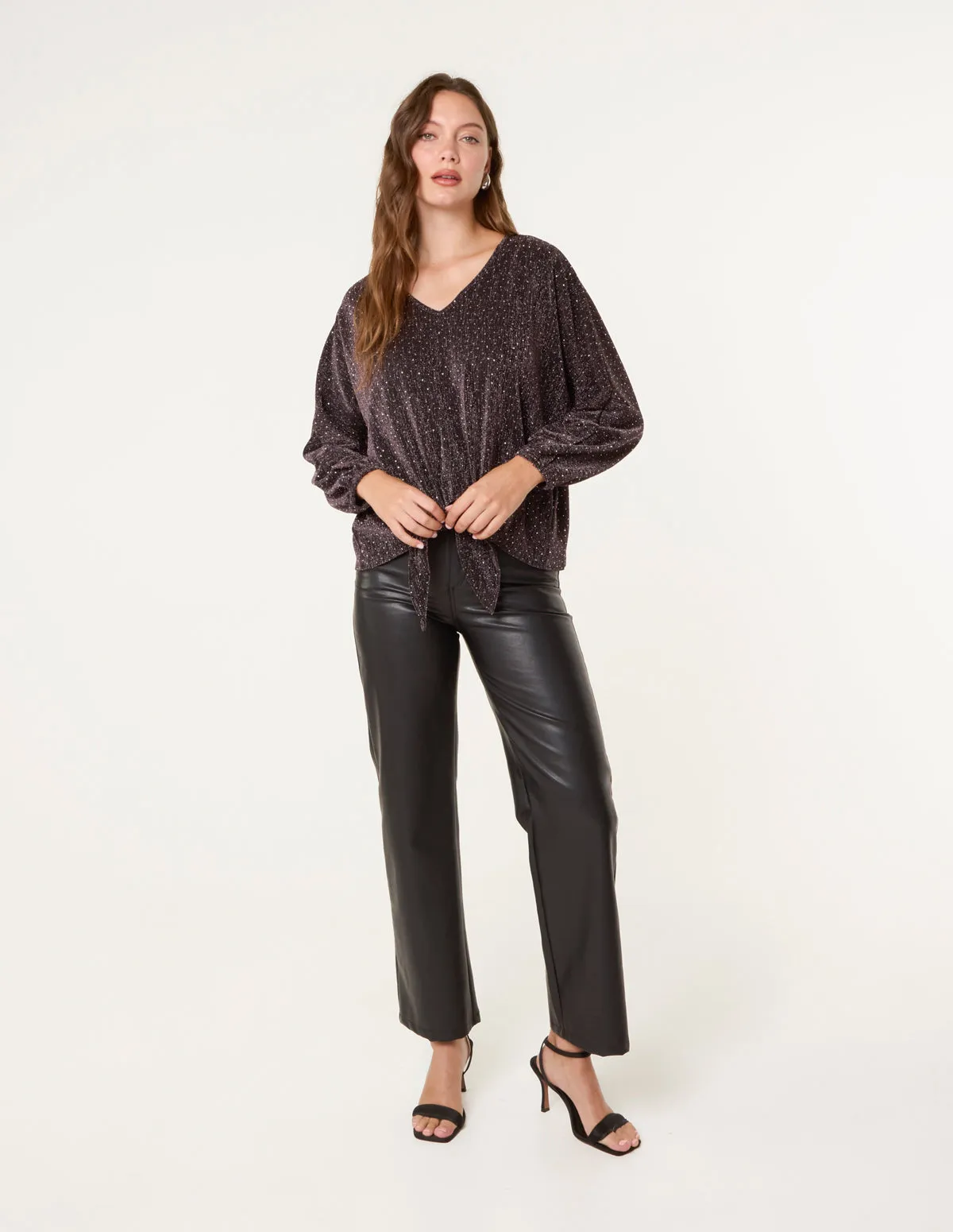 Tie Front Top sold by Blue Vanilla product image thumbnail 3