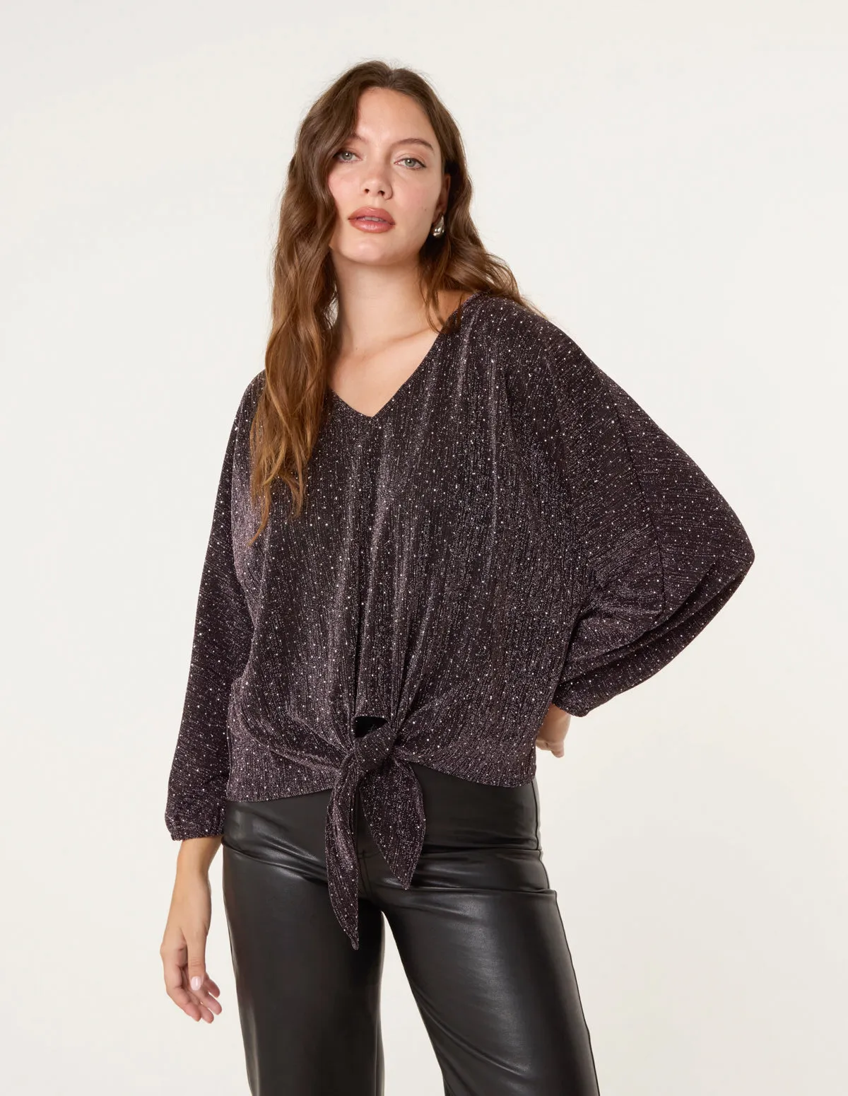 Tie Front Top sold by Blue Vanilla