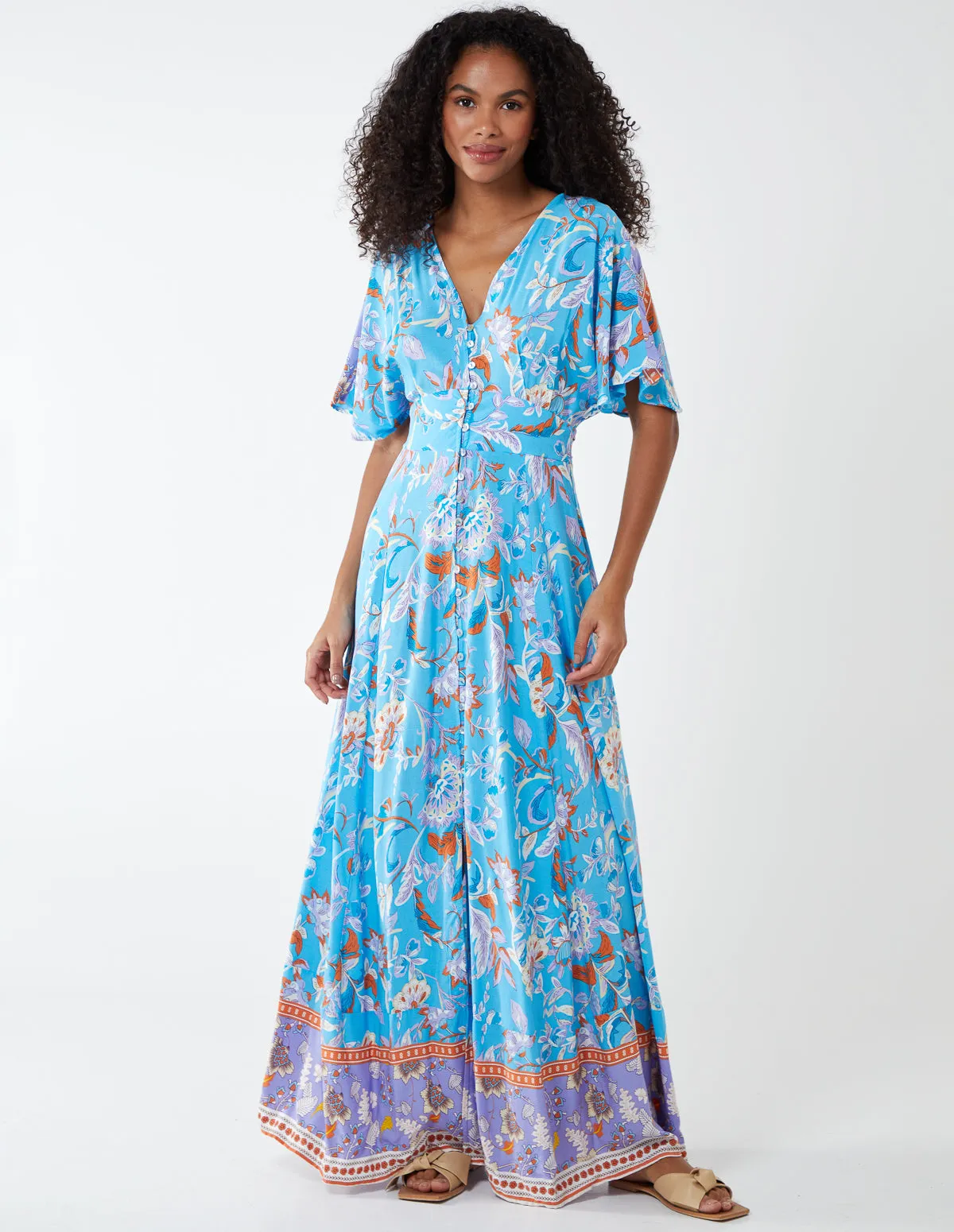 KAYLA - Button Through Maxi Dress sold by Blue Vanilla product image thumbnail 3