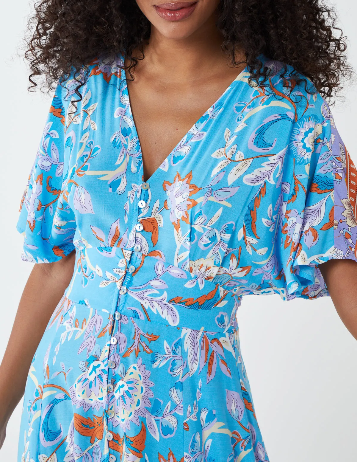 KAYLA - Button Through Maxi Dress sold by Blue Vanilla product image thumbnail 4