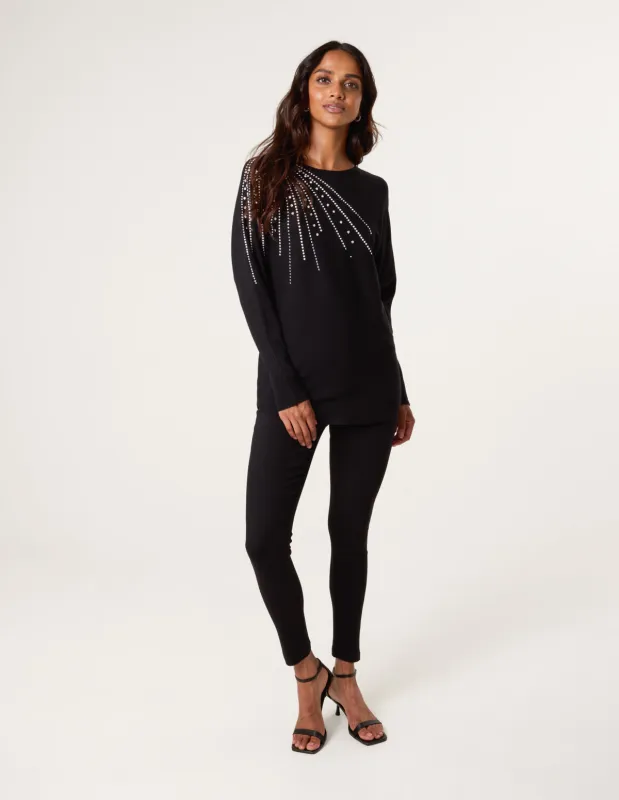 Jumper With Shoulder Embellishment sold by Blue Vanilla