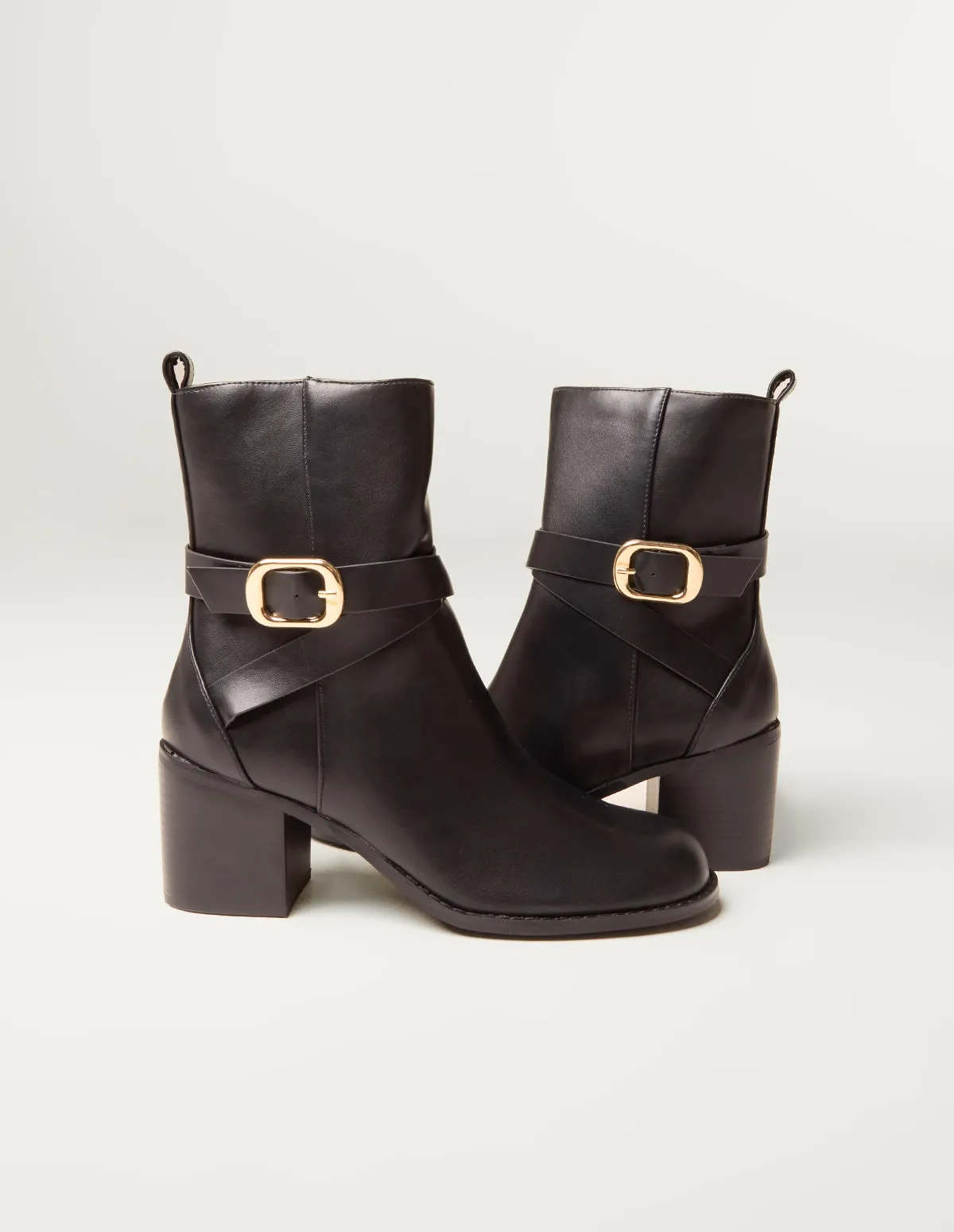Buckle Detail Ankle Boots sold by Blue Vanilla product image thumbnail 3