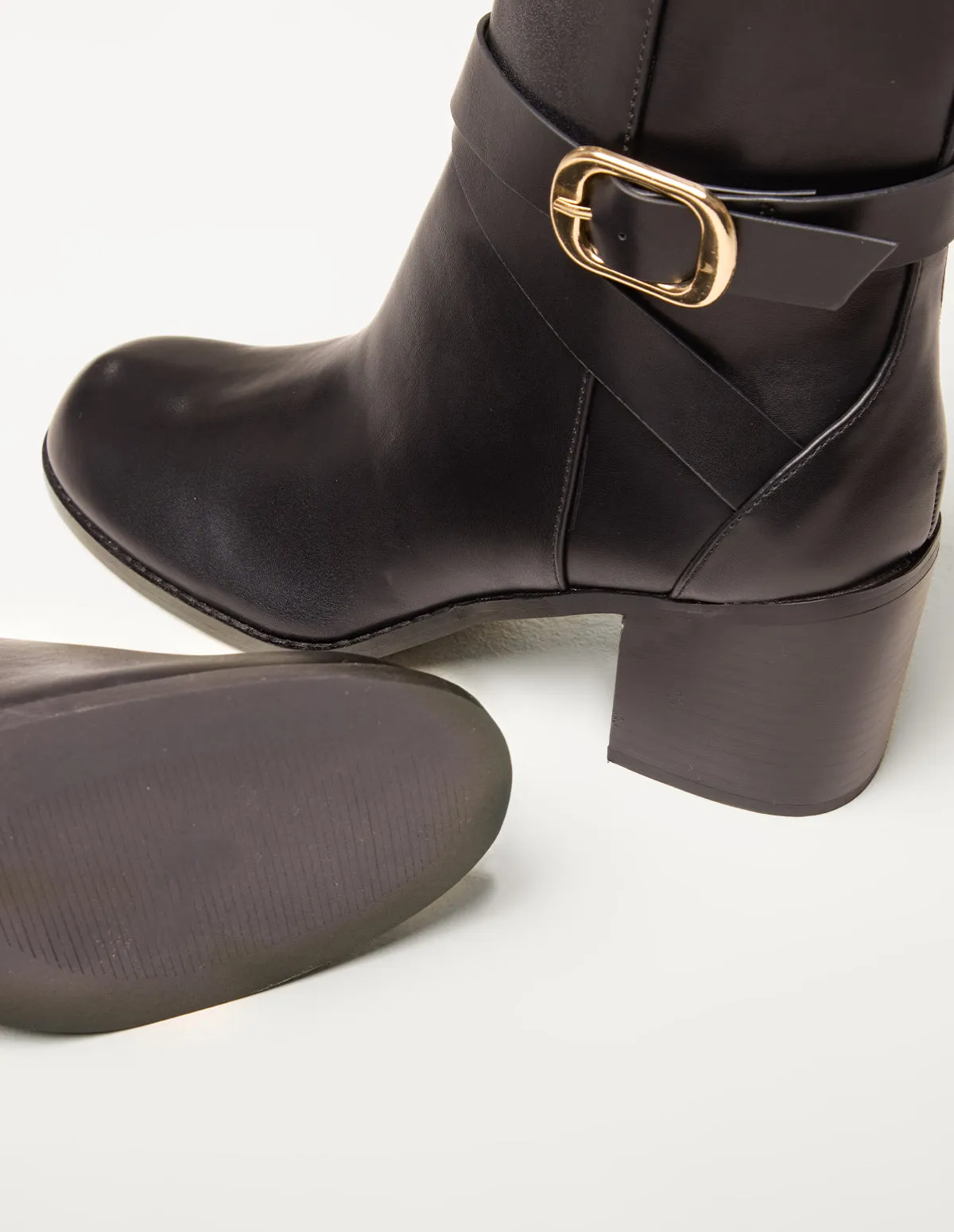 Buckle Detail Ankle Boots sold by Blue Vanilla product image thumbnail 4