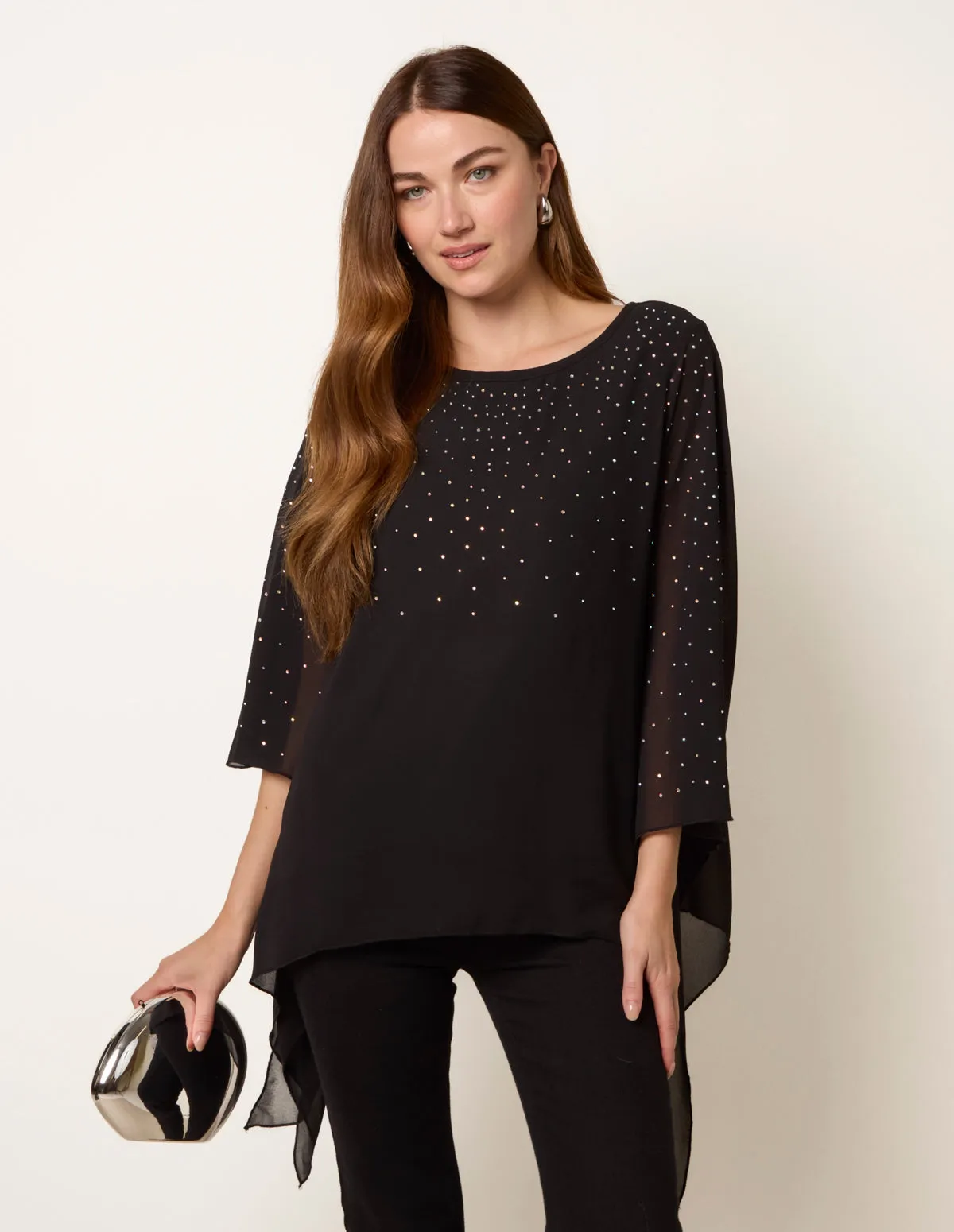 Rhinestone Tunic Top sold by Blue Vanilla product image thumbnail 2
