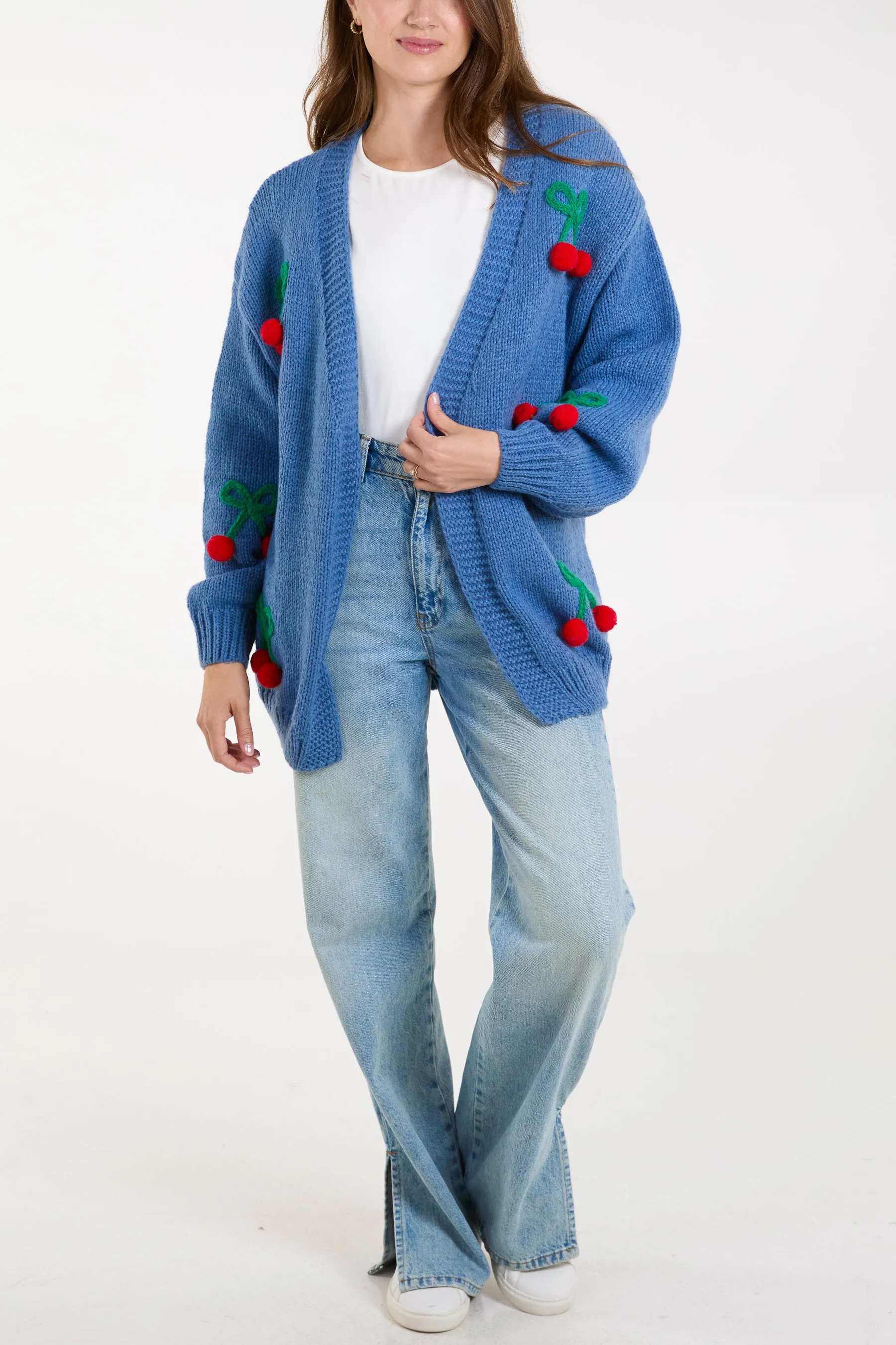 Cherry Embroidery Cardigan sold by Blue Vanilla product image thumbnail 2