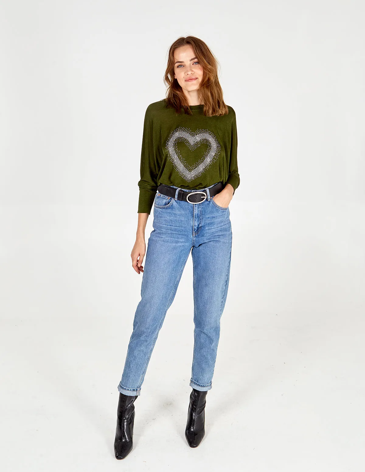 Heart Bling Batwing Tunic sold by Blue Vanilla product image thumbnail 2