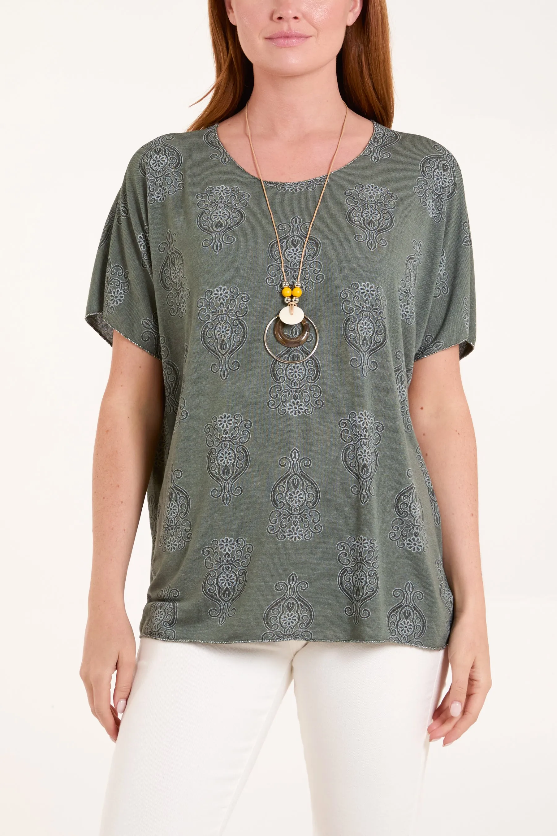 Batik Print Top sold by Blue Vanilla