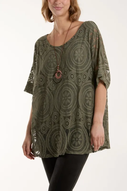 Lace 2 in 1 Top made by Blue Vanilla