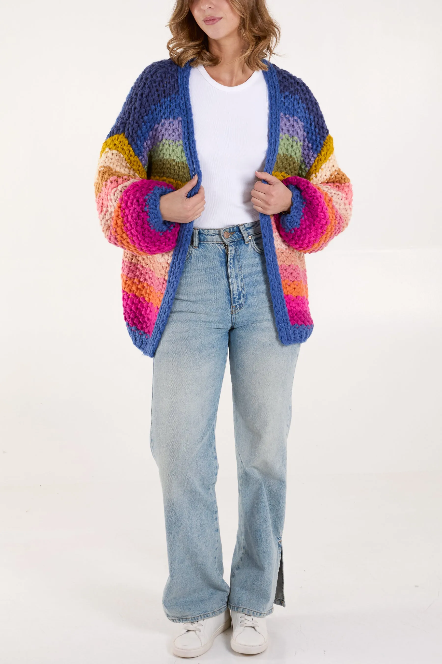 Colourful Striped Cardigan sold by Blue Vanilla product image thumbnail 2
