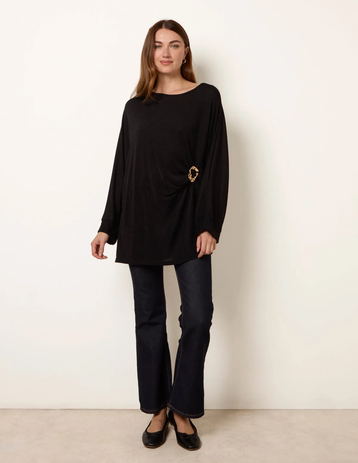 Buckle Metallic Top sold by Blue Vanilla product image thumbnail 3