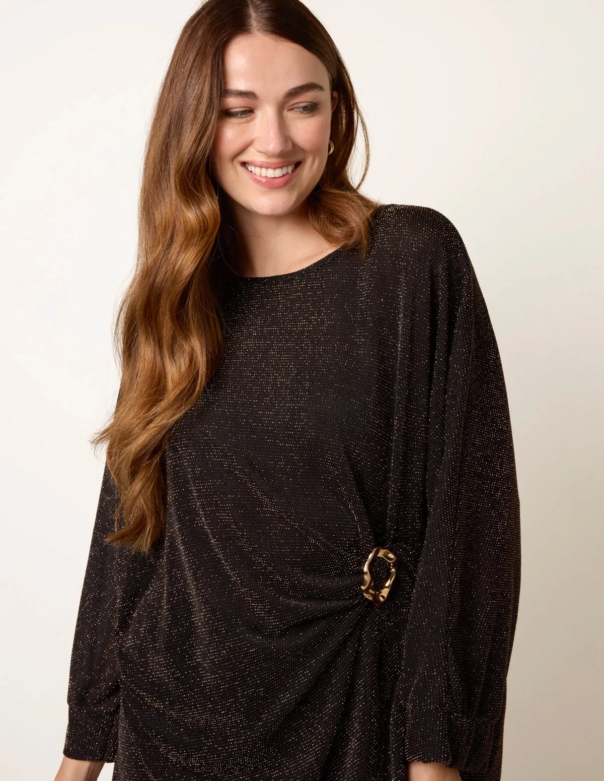 Buckle Metallic Top sold by Blue Vanilla product image thumbnail 2