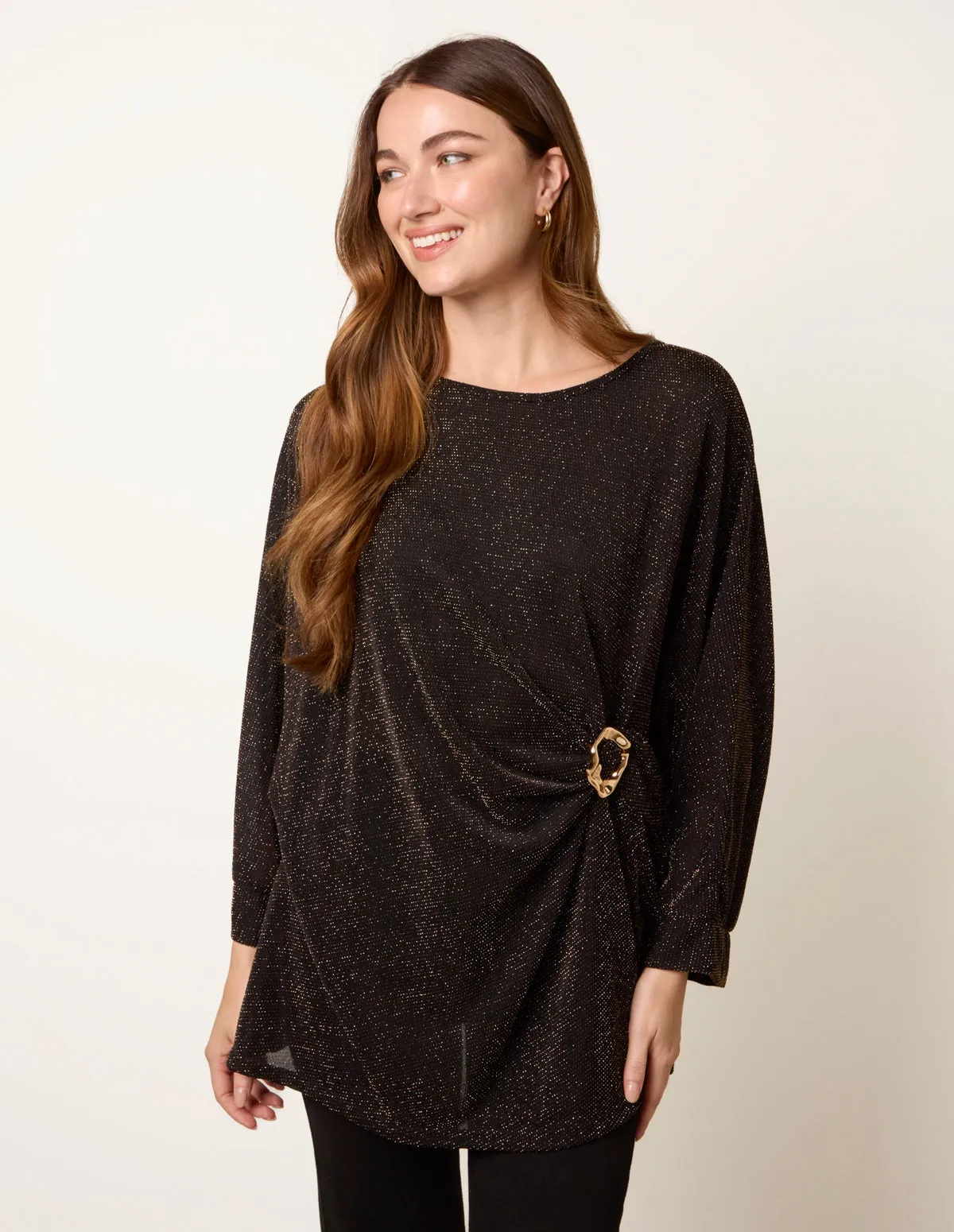 Buckle Metallic Top sold by Blue Vanilla product image thumbnail 3