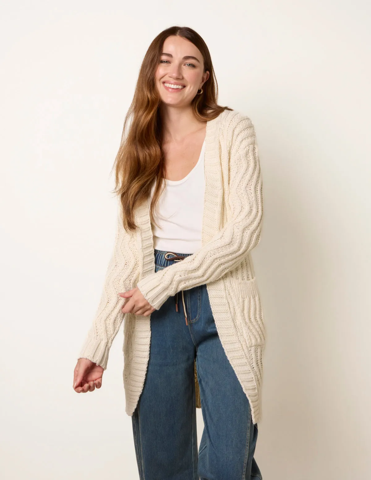Cable Cardigan sold by Blue Vanilla product image thumbnail 2