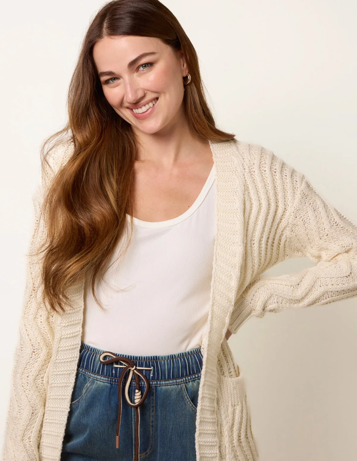 Cable Cardigan sold by Blue Vanilla product image thumbnail 3