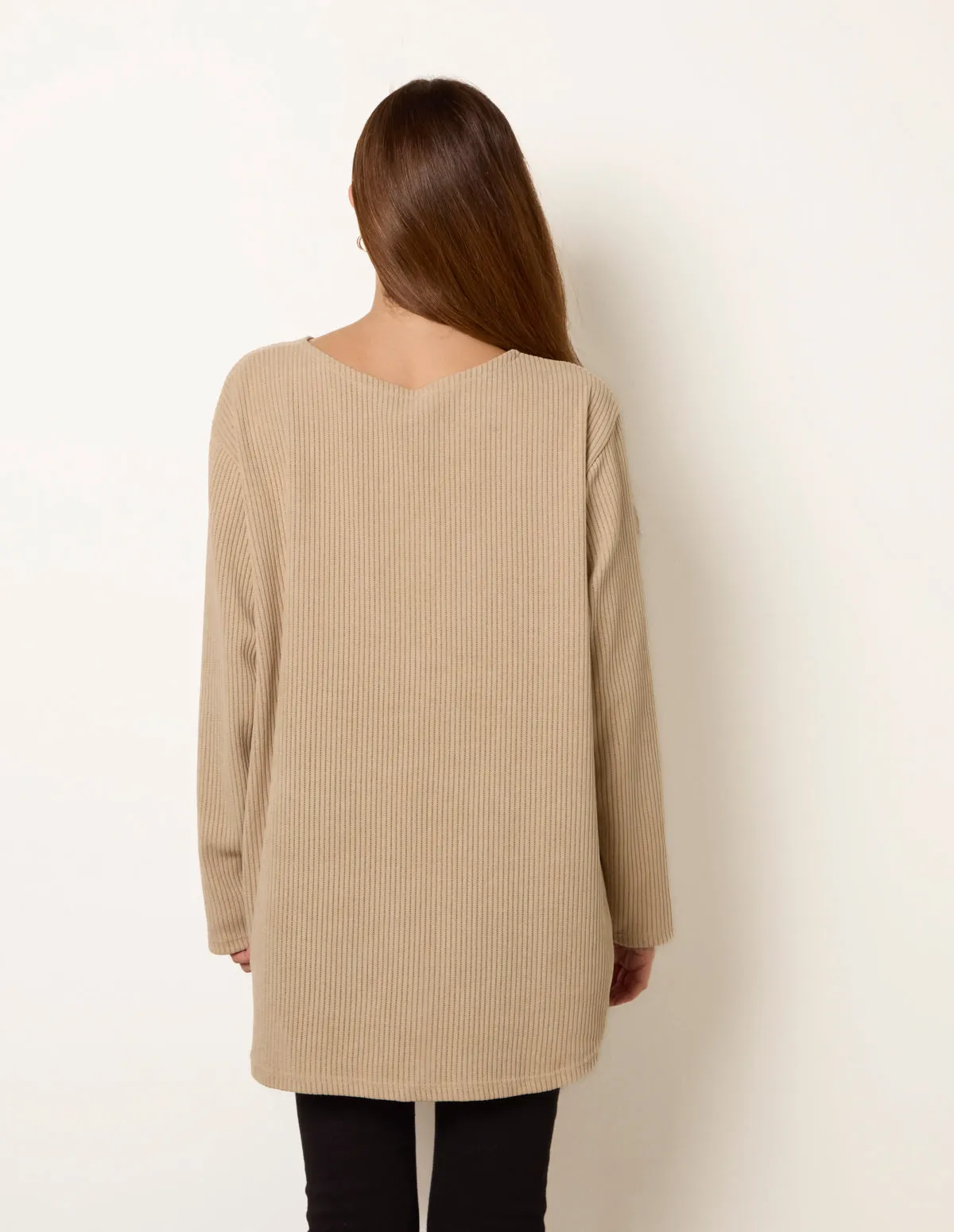 One Button Cord Rib Top sold by Blue Vanilla product image thumbnail 4