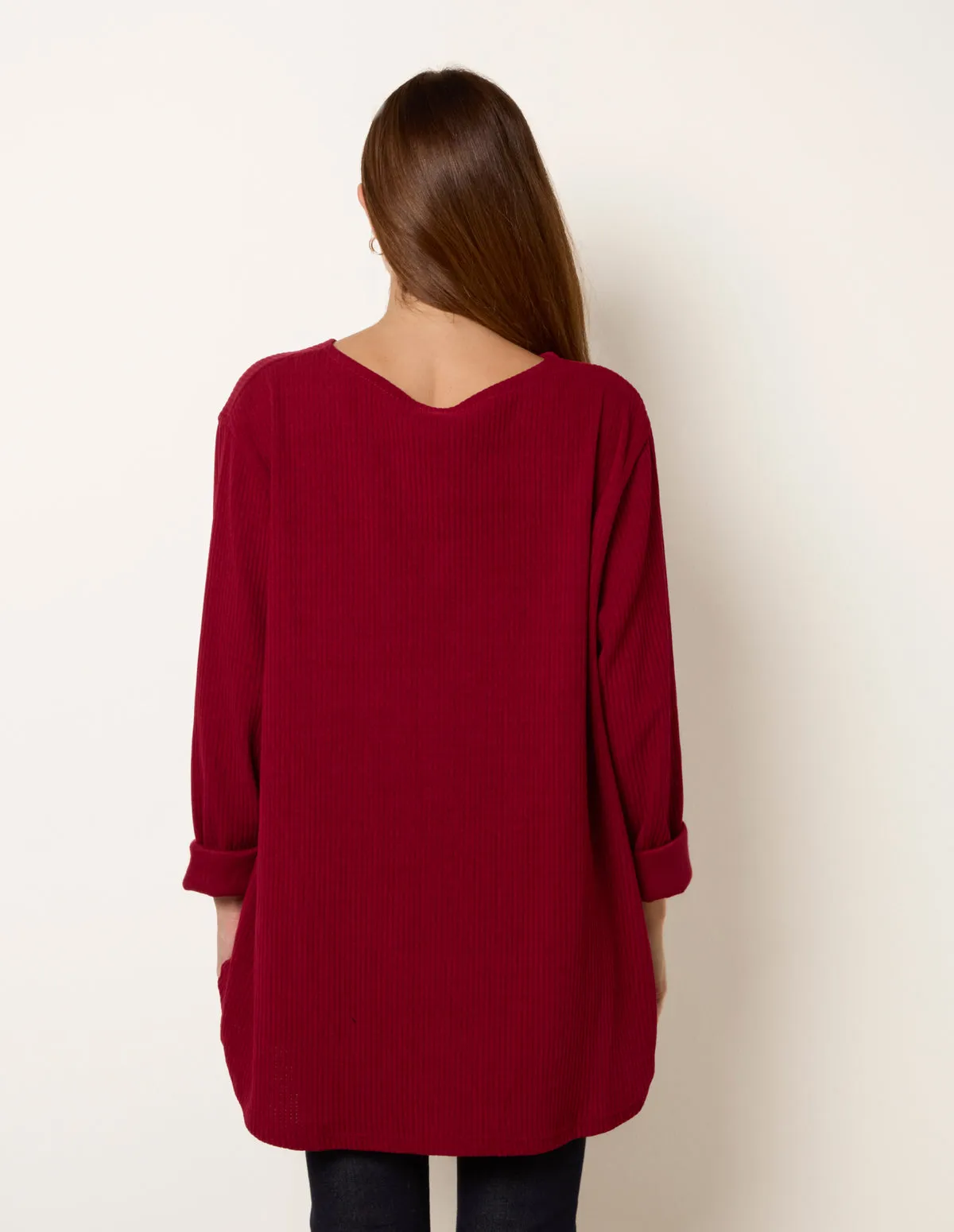 One Button Cord Rib Top sold by Blue Vanilla product image thumbnail 4