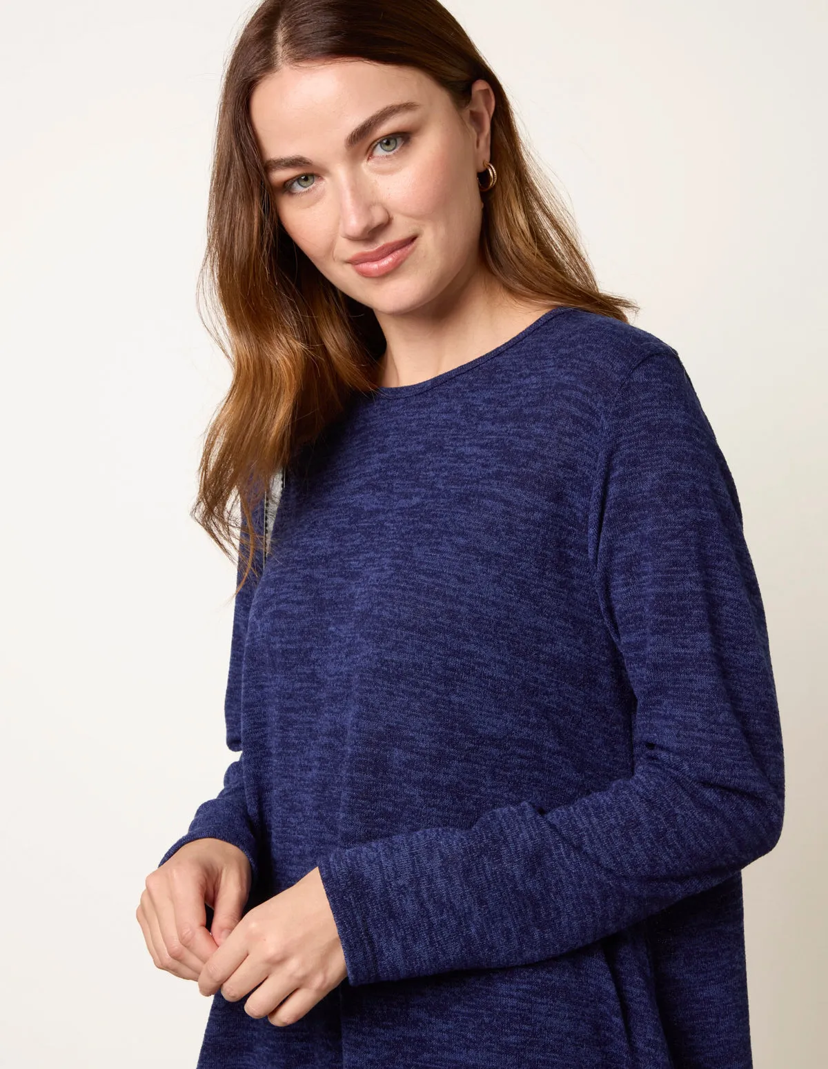 Cut And Sew Knitted Swing Dress sold by Blue Vanilla product image thumbnail 4