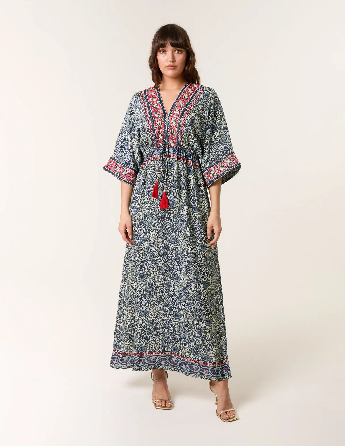 Embellished Kimono Dress sold by Blue Vanilla