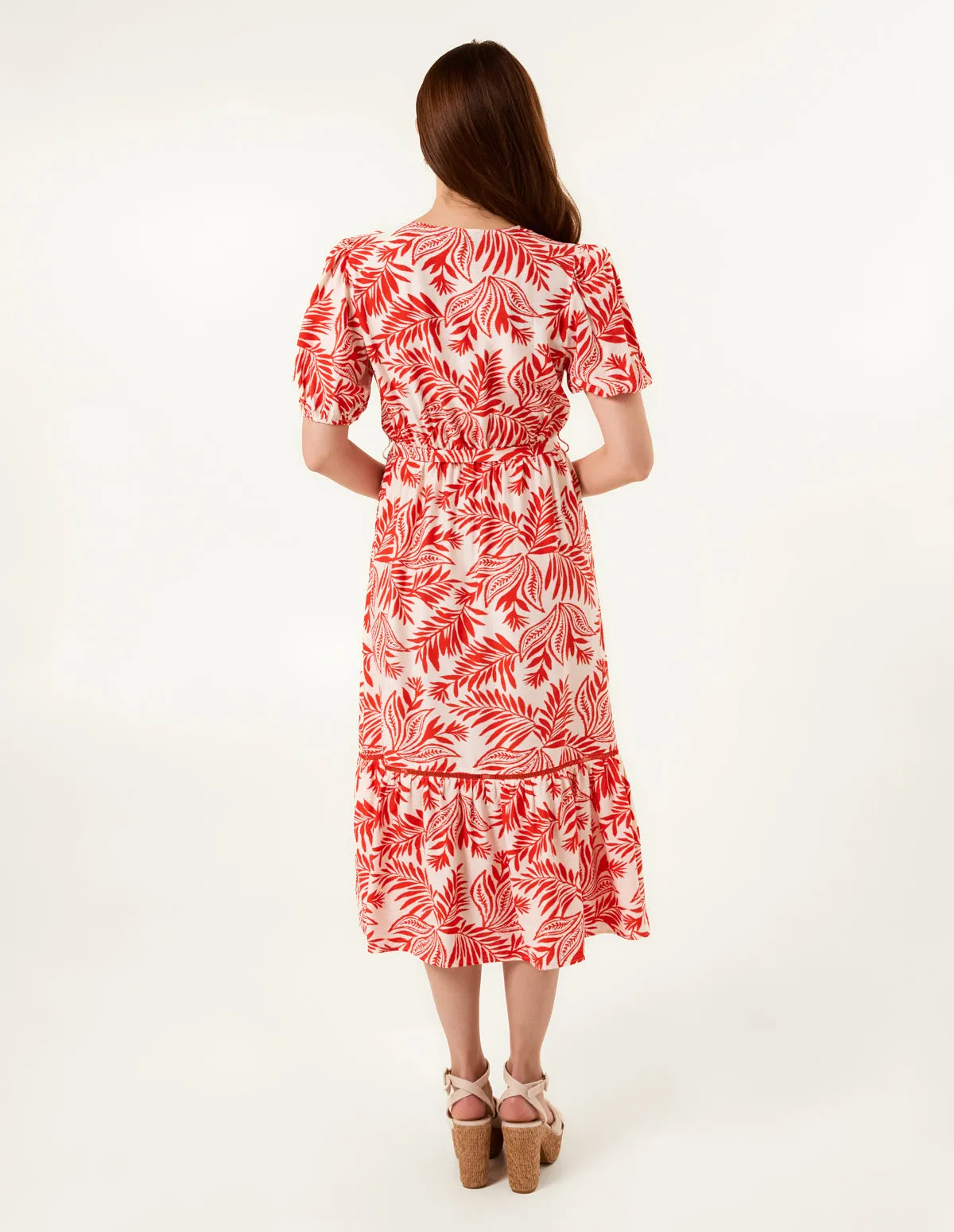 Coconut Button Front Belted Midi Shirt Dress sold by Blue Vanilla product image thumbnail 4