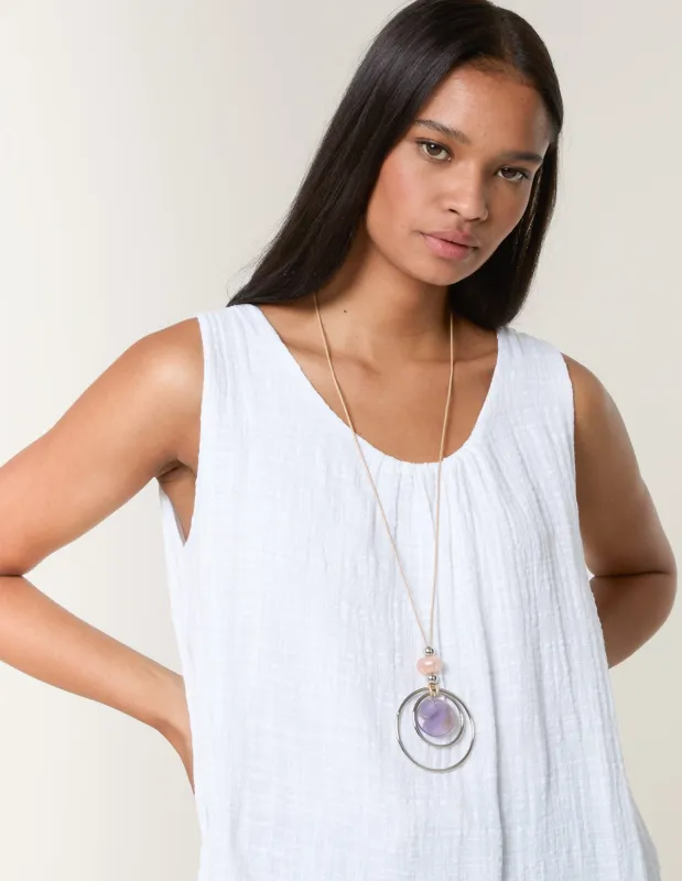 Necklace Sleeveless Top sold by Blue Vanilla