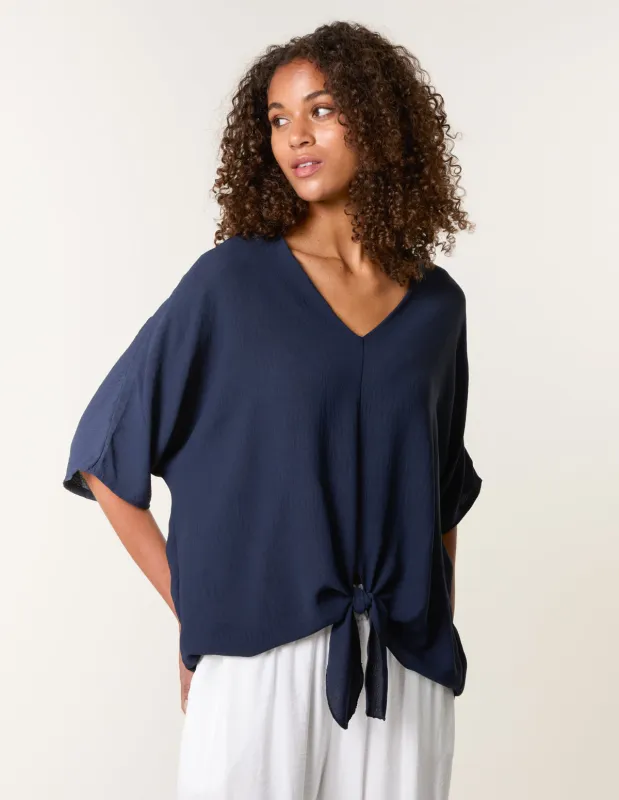 Tie Knot Blouse sold by Blue Vanilla