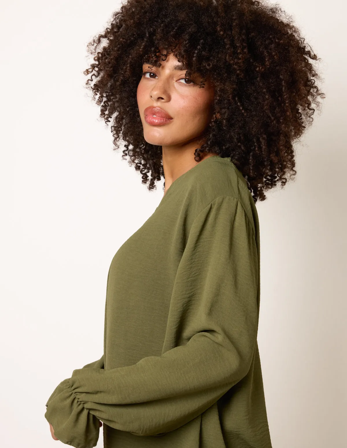 V Neck Blouse sold by Blue Vanilla product image thumbnail 3