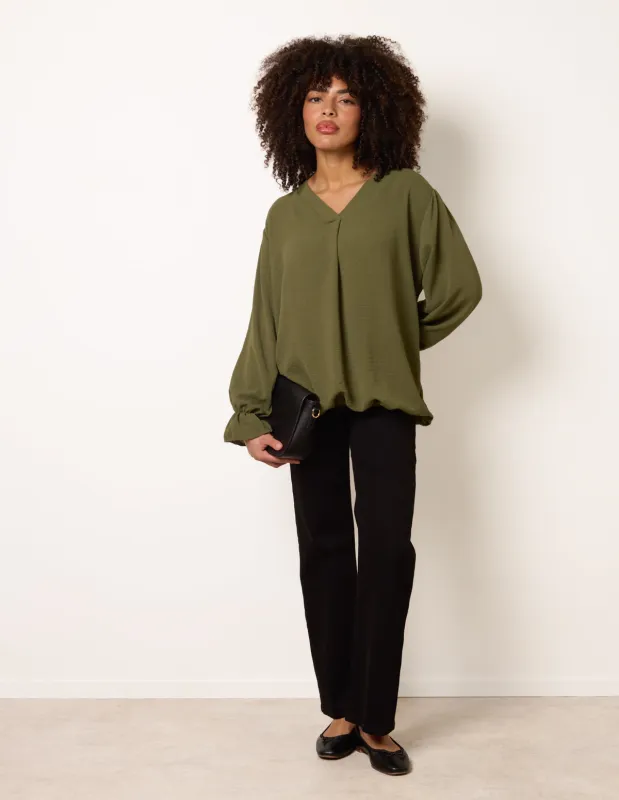 V Neck Blouse sold by Blue Vanilla