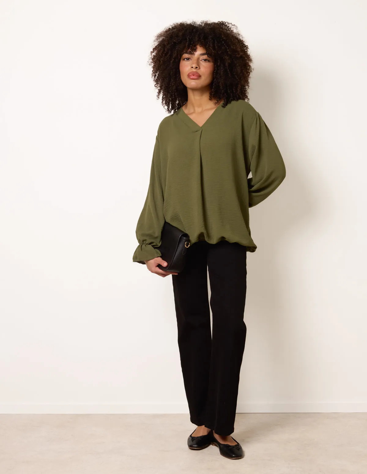 V Neck Blouse sold by Blue Vanilla