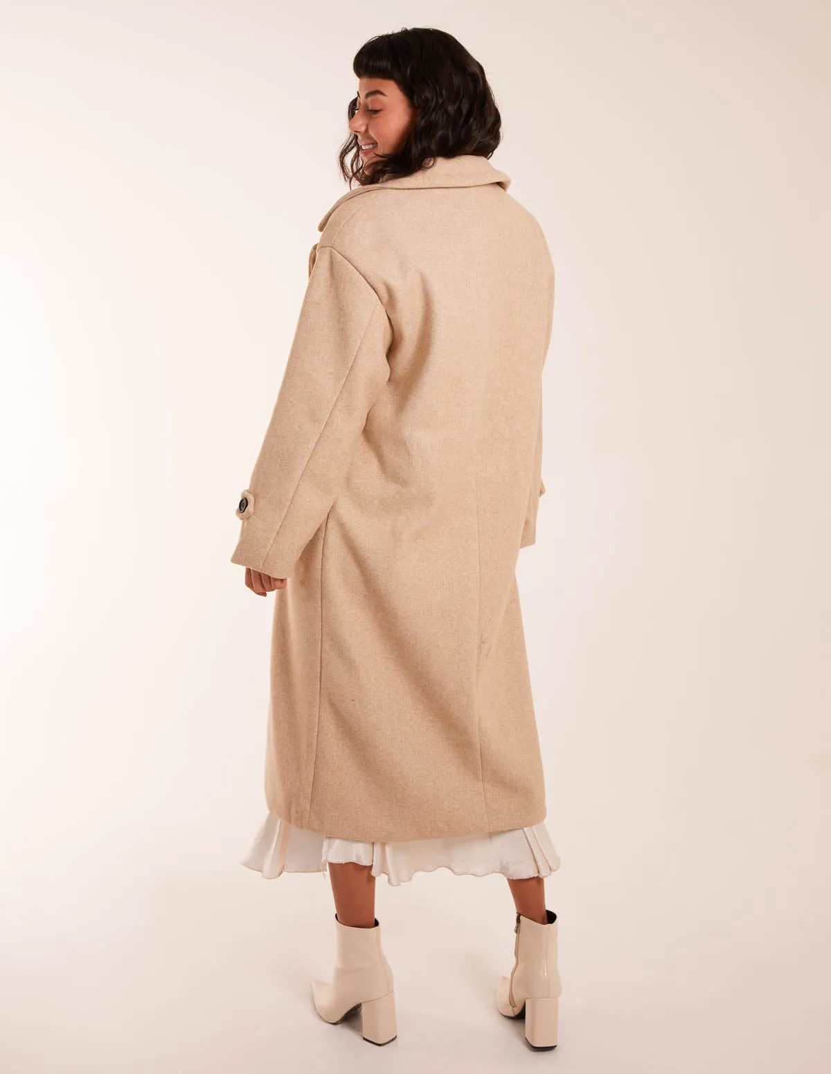 Longline Tailored Coat sold by Blue Vanilla product image thumbnail 4