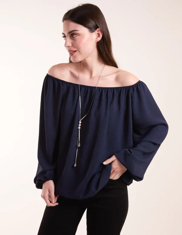Bardot Elasticated Top sold by Blue Vanilla