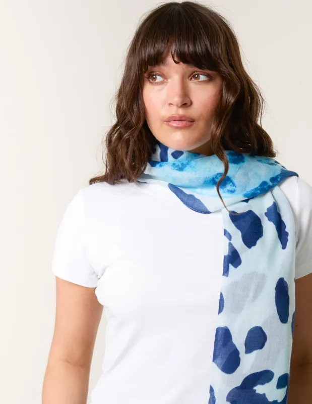 Leopard Print Scarf made by Blue Vanilla