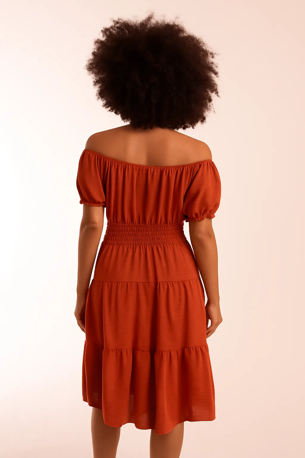 Coconut Button Bardot Dress sold by Blue Vanilla product image thumbnail 2