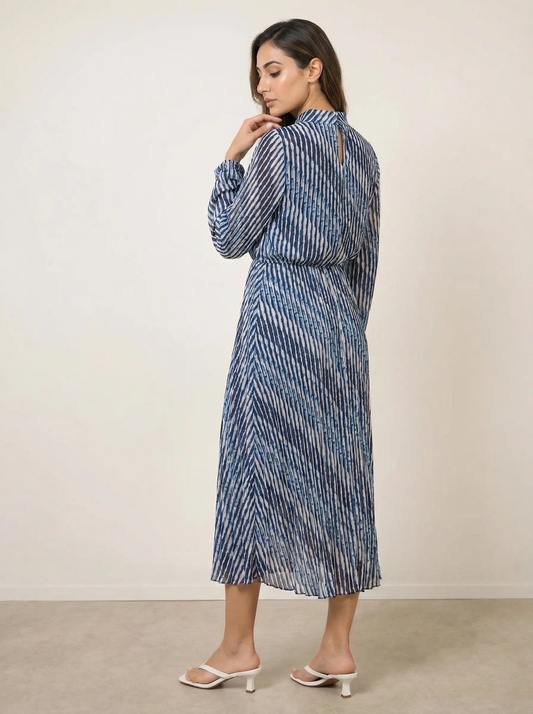 High Neck Bubble Print Dress sold by Blue Vanilla product image thumbnail 2