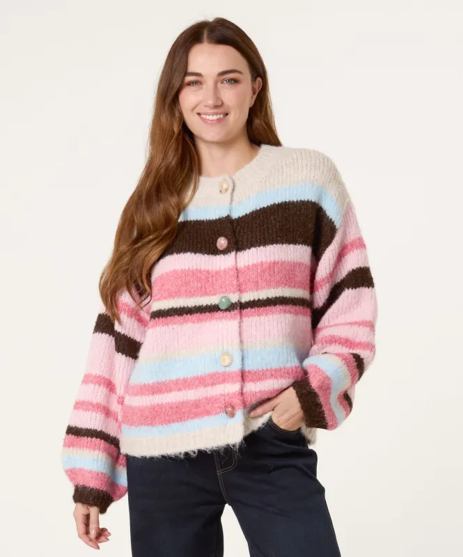 Striped Knit Cardigan sold by Blue Vanilla