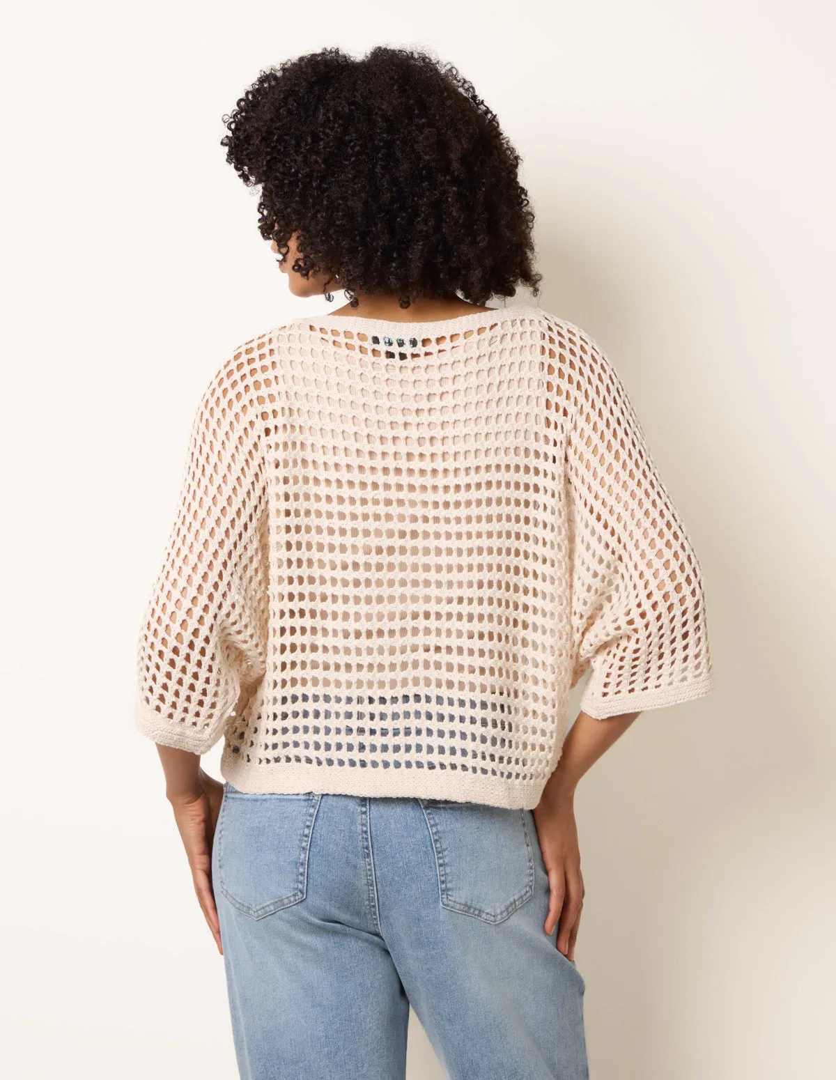 Round Neck Net Top sold by Blue Vanilla product image thumbnail 4