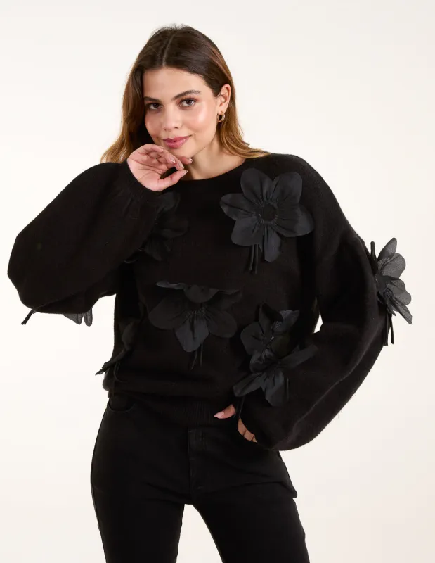 Applique Flower Jumper made by Blue Vanilla