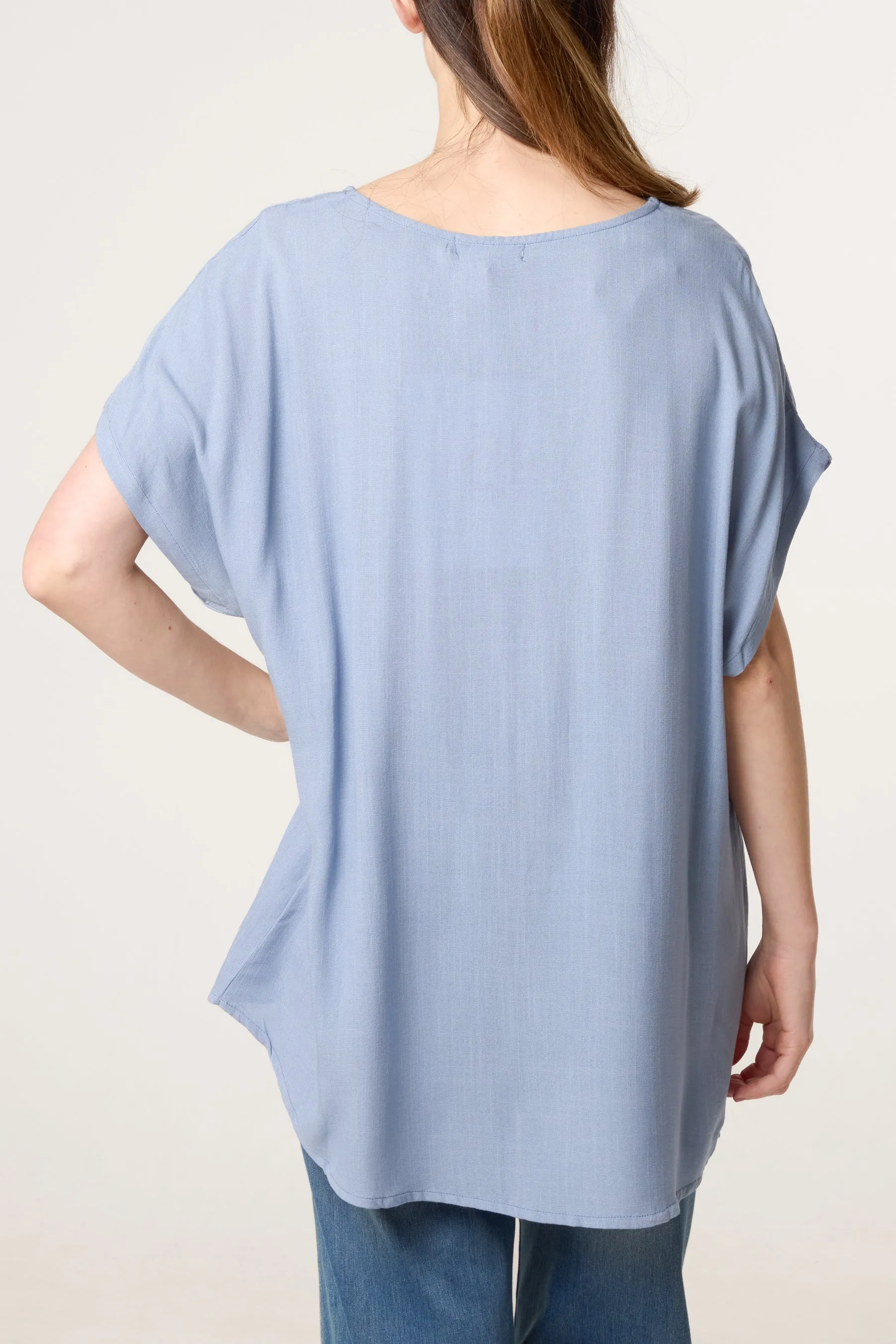 Short-Sleeve Tunic Top sold by Blue Vanilla product image thumbnail 3
