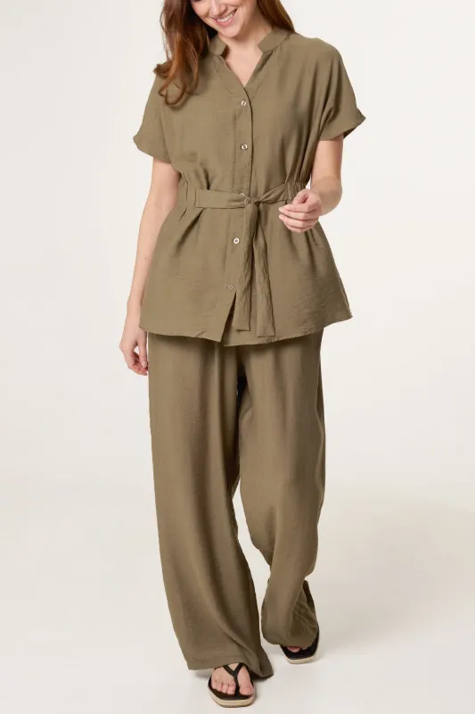 Two Piece Belted Co-Ord Set made by Blue Vanilla