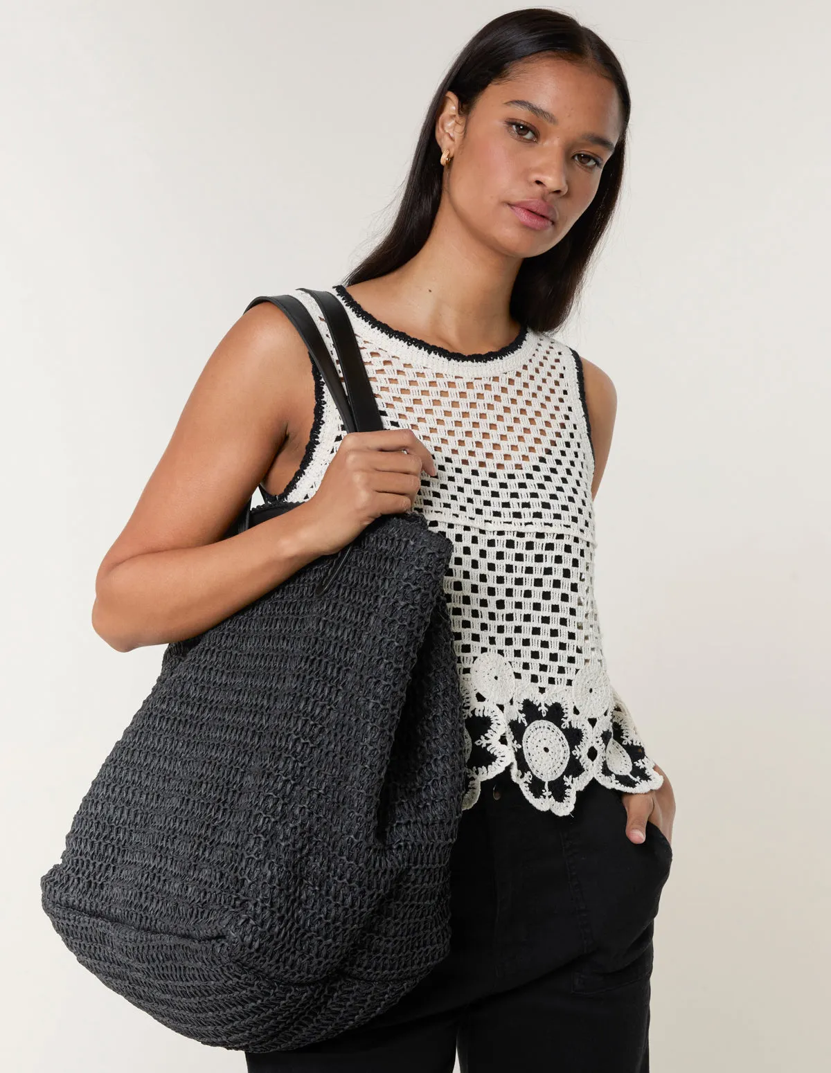 Flower Crochet Sleeveless Top sold by Blue Vanilla product image thumbnail 2