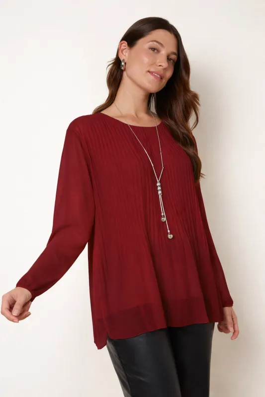Pleated Top sold by Blue Vanilla