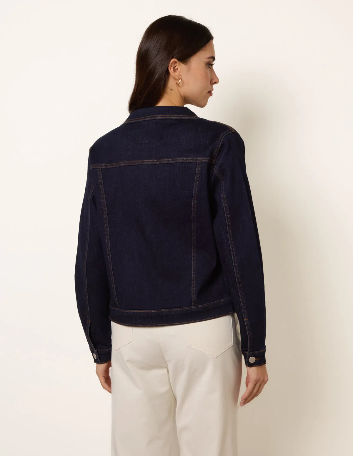 Boxy Denim Jacket sold by Blue Vanilla product image thumbnail 4