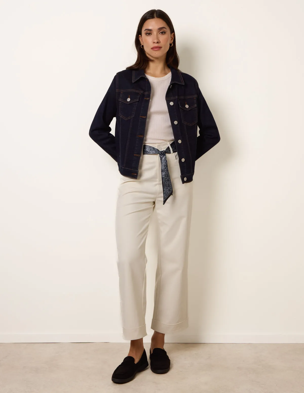 Boxy Denim Jacket sold by Blue Vanilla product image thumbnail 3