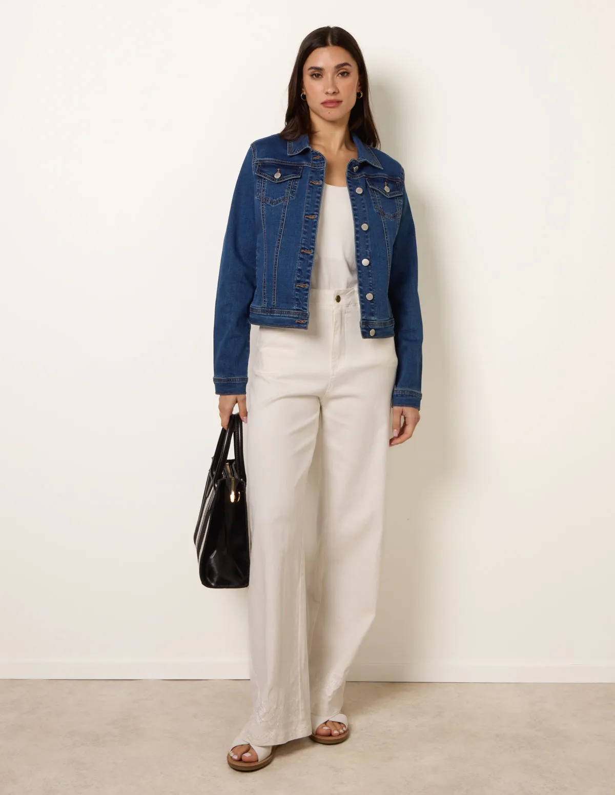 Stretch Denim Jacket sold by Blue Vanilla product image thumbnail 3