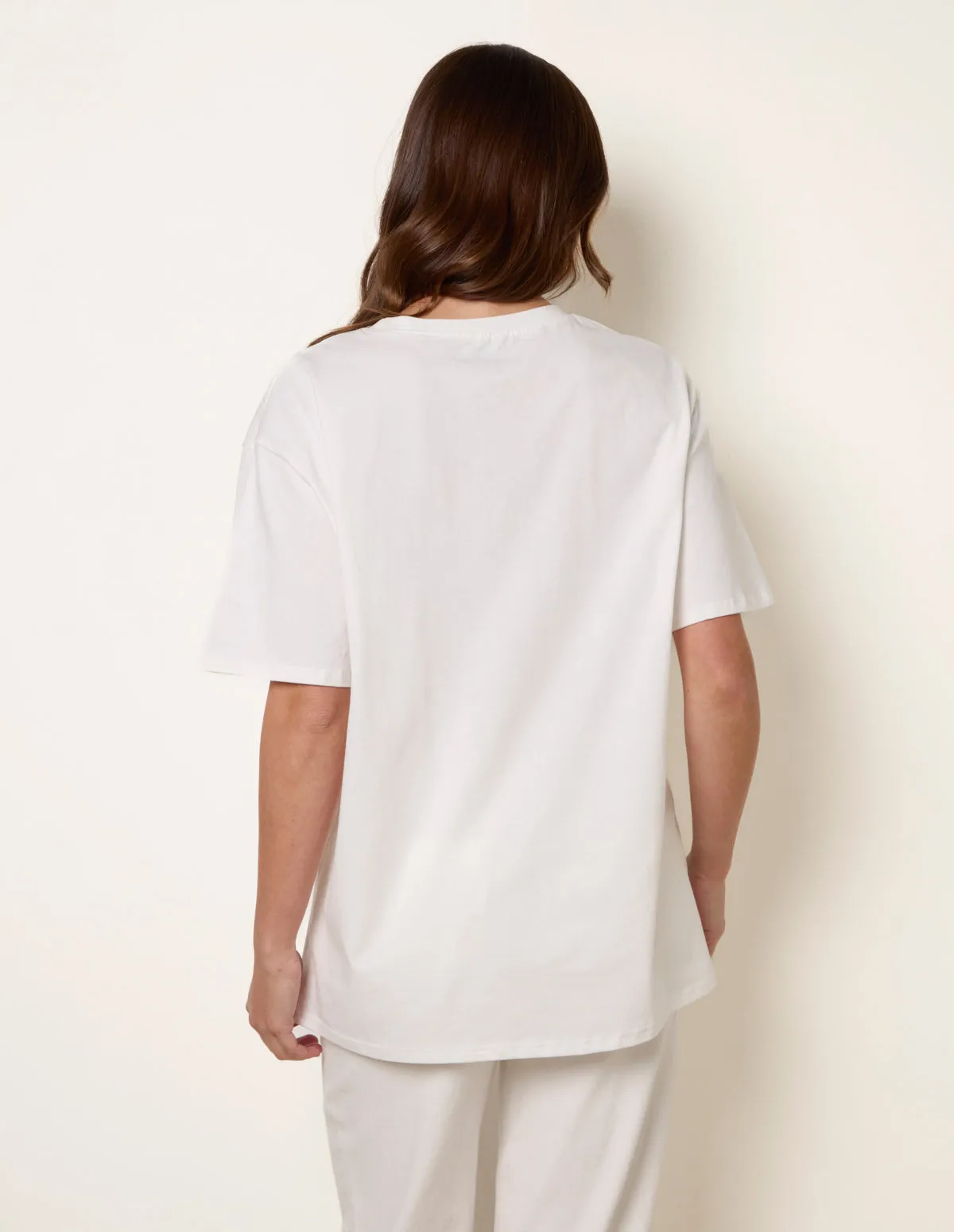Mandarini Graphic Print Crew-Neck T-shirt sold by Blue Vanilla product image thumbnail 4