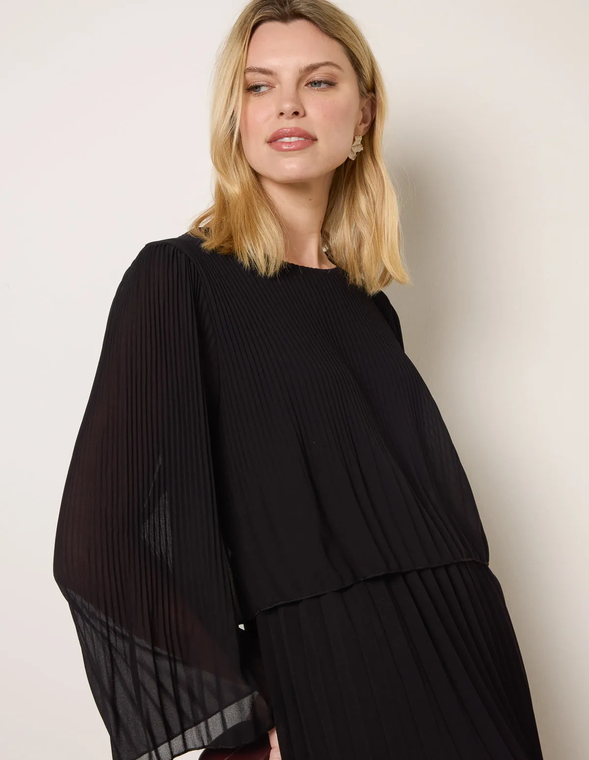 Chiffon Pleated Dress sold by Blue Vanilla product image thumbnail 3